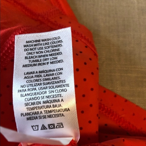 Women's Red Sleeveless Top - Picture 7 of 7